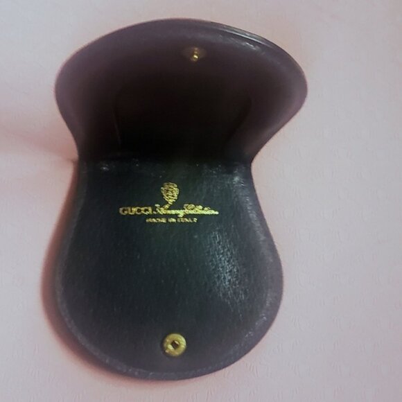 Vintage GUCCI GG Ophidia Sherry Line Coin Case – Navy Blue / Red GG Canvas w COA - Picture 6 of 13